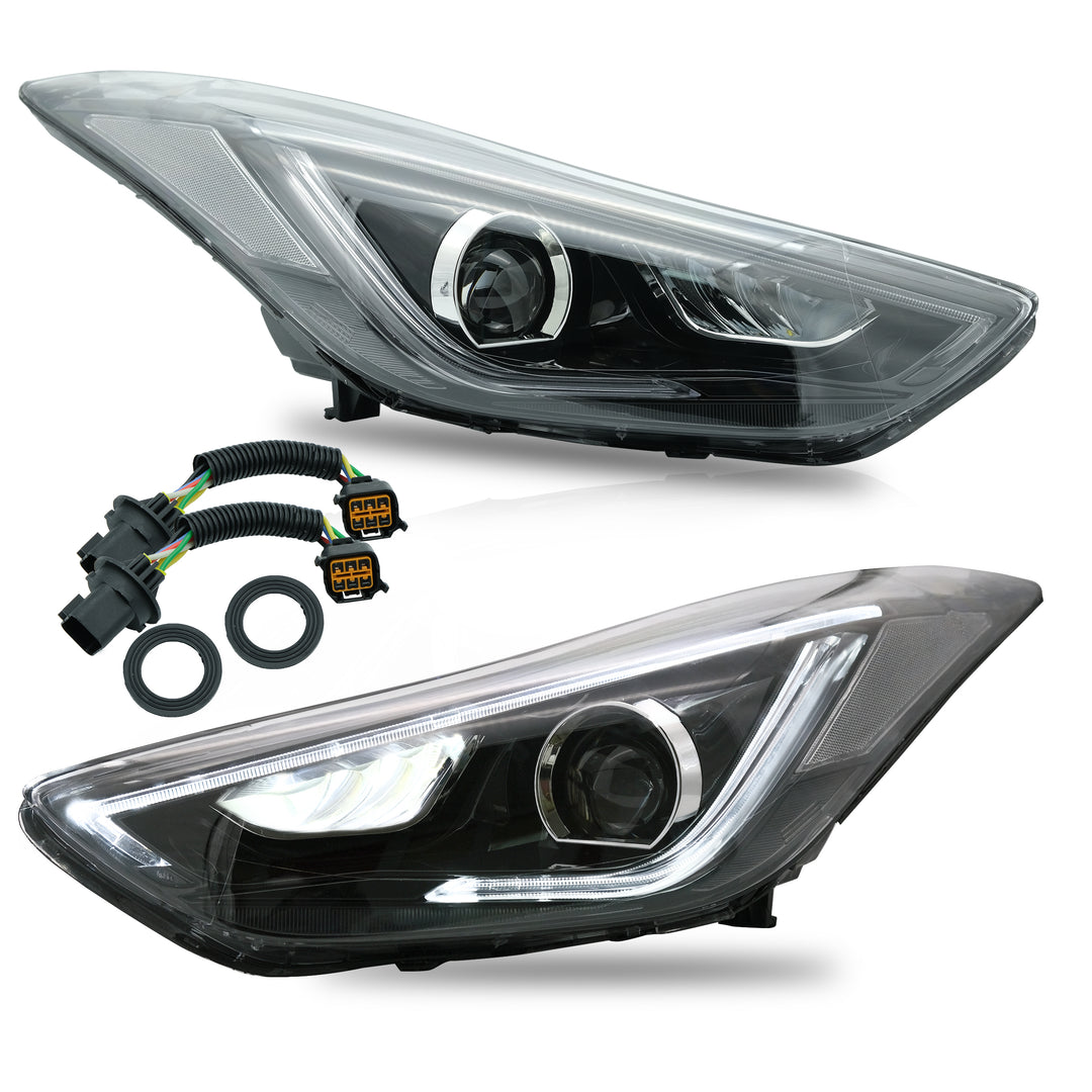 VLAND HEADLIGHTS FIT FOR Hyundai 2011-2016 Elantra